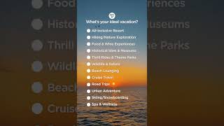 What’s your ideal vacation? @TripsterTravel