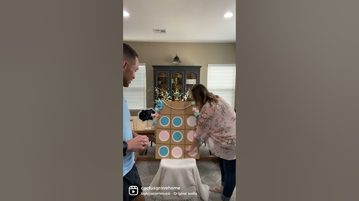 Tic Tac Toe Gender Reveal!