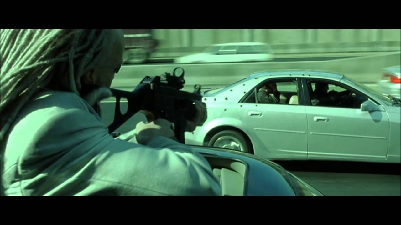 ⁣The Matrix Reloaded - Highway Fight Scene Part 1(HD)