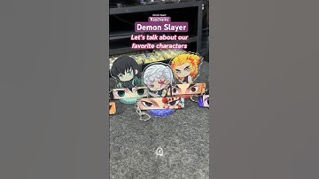 Cute and collectible Demon Slayer keychains #demonslayer #keychain