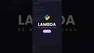 Tek Satırda Fonksiyon: lambda, map, filter · Gün 27
