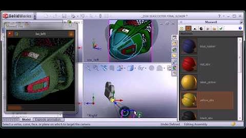 Maxwell Render plug-in for Solidworks: Maxwell Fire