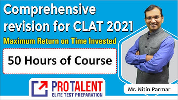 Comprehensive Revision Course for CLAT 2021 I Special 50 Hours