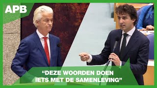 "Het is walgelijk" | Jesse Klaver tegen Geert Wilders over zijn racistische uitspraken | #APB2020