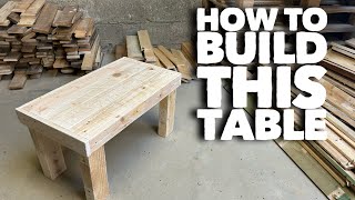 How to build a basic coffee table diy woodwork youtube