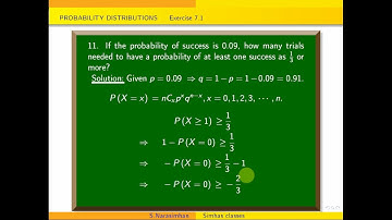 #12businessmaths,#Binomial_problem,  chapter 7 Probability distributions exercise 7.1 sum11