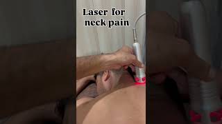 💥LASER THERAPY FOR NECK PAIN #lasertreatment #neckpainrelief #neckpain #physiotherapist #physio