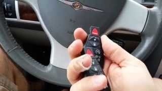 2010 Chrysler Town & Country - Keyless Entry Remote Programming Steps
