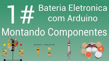Bateria eletrônica com Arduino - 1# Montando e entendendo os componentes