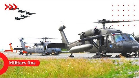 🔴 Cobra and S70i Black Hawk Attack Helicopters arrive on Mindoro Island, Philippines