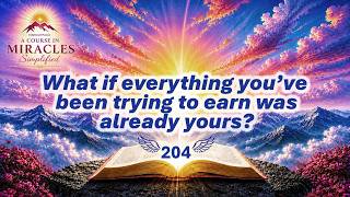 ACIM-Simplified - What if everything you've been trying to earn was already yours Lesson 204