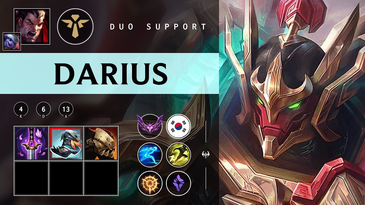 Darius Support vs Yuumi - KR Master Patch 25.22