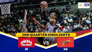 BRGY. GINEBRA vs SAN MIGUEL | 2ND QUARTER HIGHLIGHTS | PBA SEASON 50 GOVERNORS' CUP