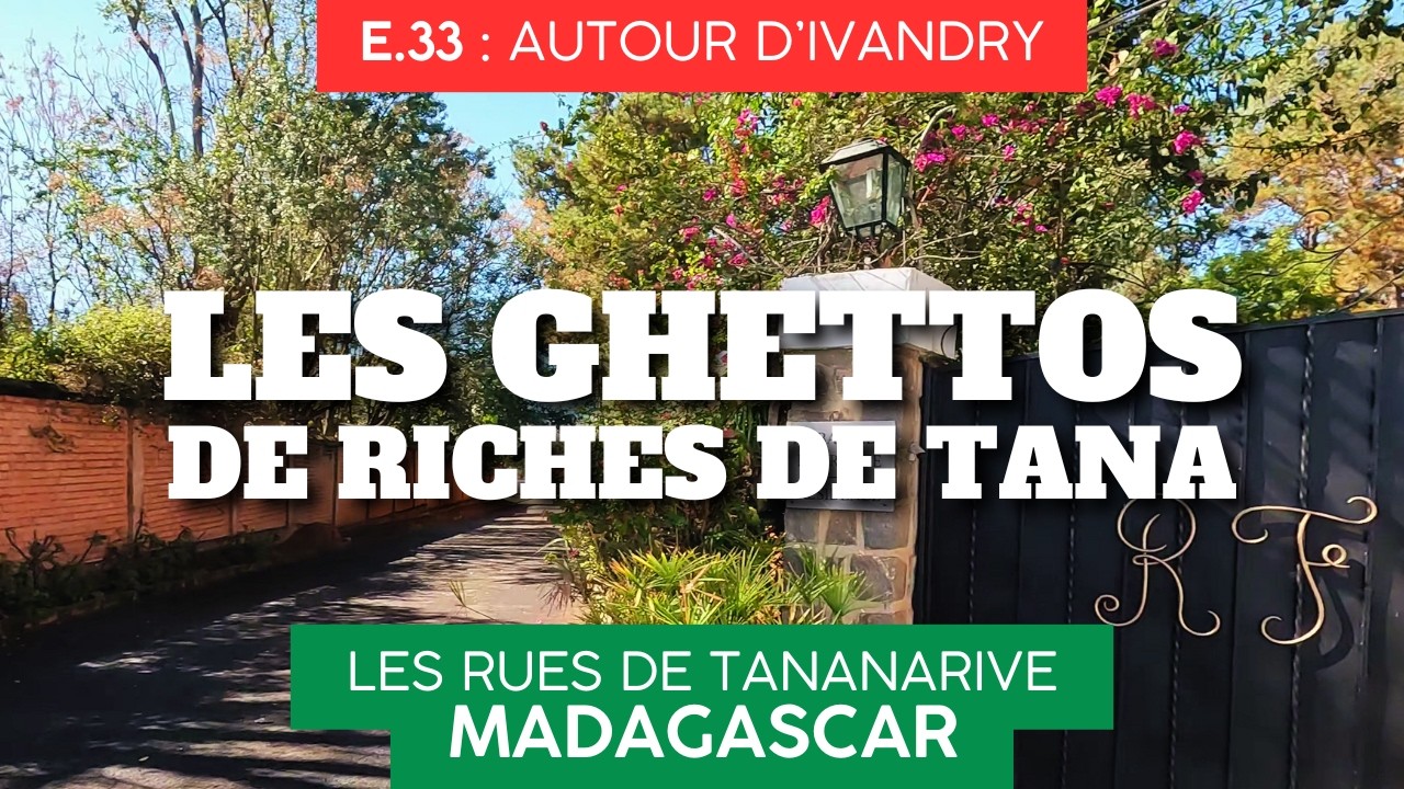 Quartiers d'Antananarivo E33, Madagascar 🇲🇬 La ligne de Téléphérique ! Ivandry à Ambatobe à moto