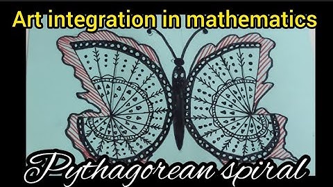 Create a Square Root Spiral: Engaging Math Activity | Pythagorean spiral | Art integration in maths