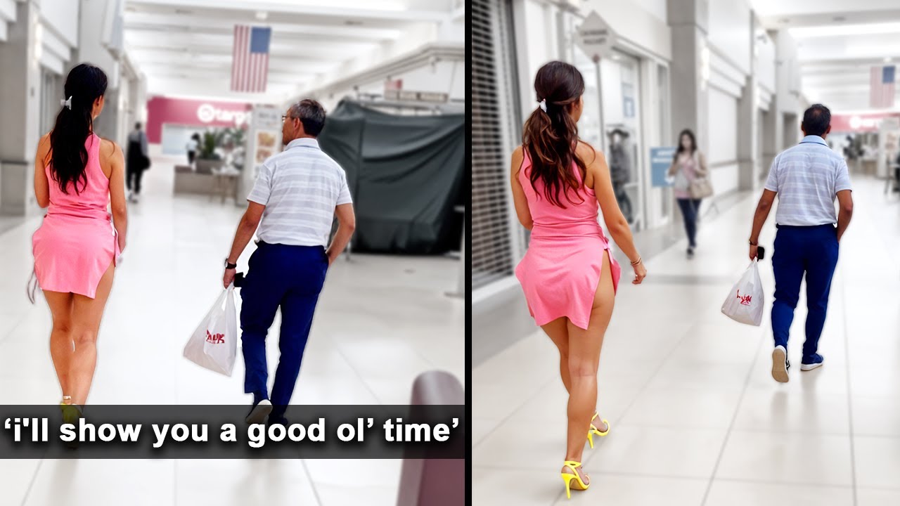 Attention Seeking Woman Gets Rejected By Older Man...