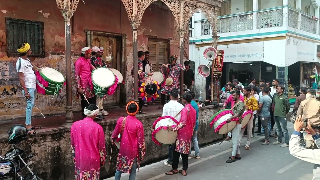 Kranti dhol tasha party #saraswati puja 2026 nabadwip 