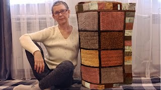 My biggest scrap quilt project yet. Step-by-step magic of upcycling fabric!