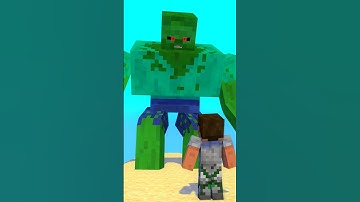 Thumbnail of Can Steve Fight Mutant Zombie? - Funny Animation