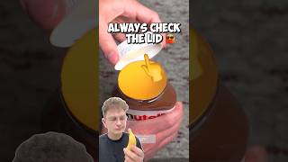 Nutella secret lid hack!
