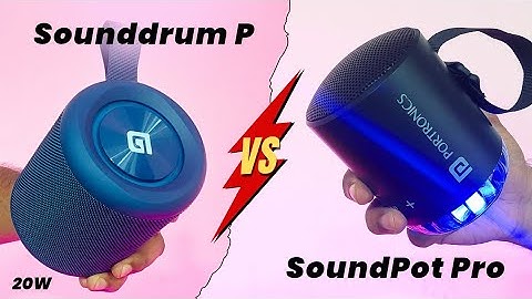 20W Big Difference💥 Portronics Sounddrum P vs SoundPot Pro