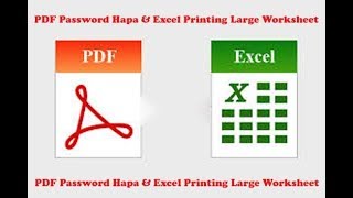 Password hapa PDF semba amasung Excel gi Printing Tips khara screenshot 3