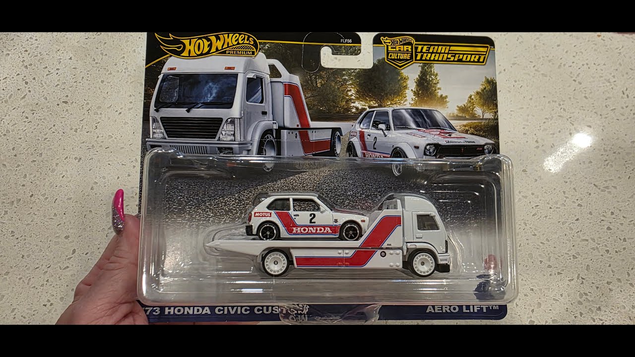 Hot Wheels 2025 Car Culture 73' Honda Civic Custom & Aero Lift Un-Carding Unboxing Show & Tell