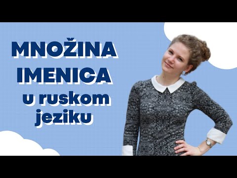 Ruski jezik. Množina imenica