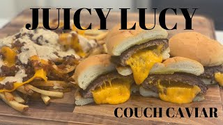 Juicy Lucy | Couch Caviar | How-To Eat Out @ Home