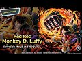 RED ROC MONKEY D LUFFY GAMEPLAY ONE PIECE BOUNTY RUSH 