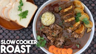 Slow Cooker Beef Roast An Easy Crock Pot Roast For Dinner Kravings