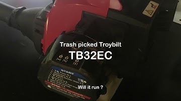 Will it run ? Trash picked Troybilt TB32EC power head
