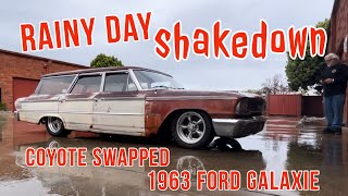 Coyote Swapped  Galaxie Wagon Shakedown