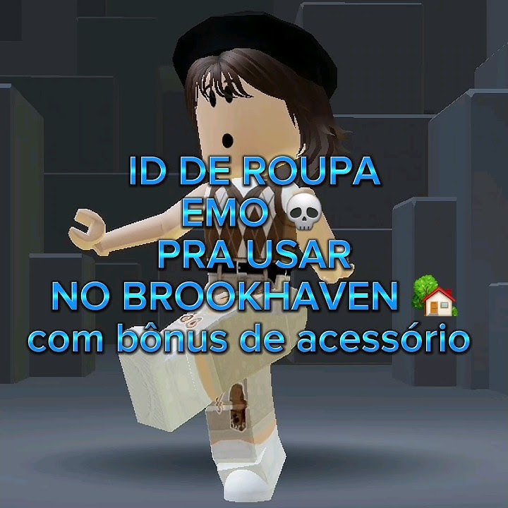 ID DE ROUPA EMO PRA USAR NO BROOKHAVEN 🏡 #roblox 