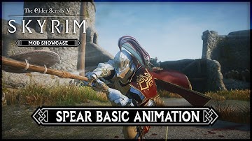 SIMPLE SPEAR ANIMATION! | MCO ADXP | Precision | SCAR | Skyrim SE/AE: Mods