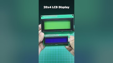 20x4 I2C LCD Display Module | #electronics #arduino