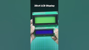 20x4 I2C LCD Display Module | #electronics #arduino
