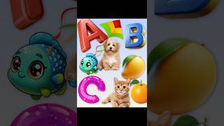 #ABC Learn with Pictures | A to Z Alphabet Learning for Kids 📚✨Rhymes for kids.#