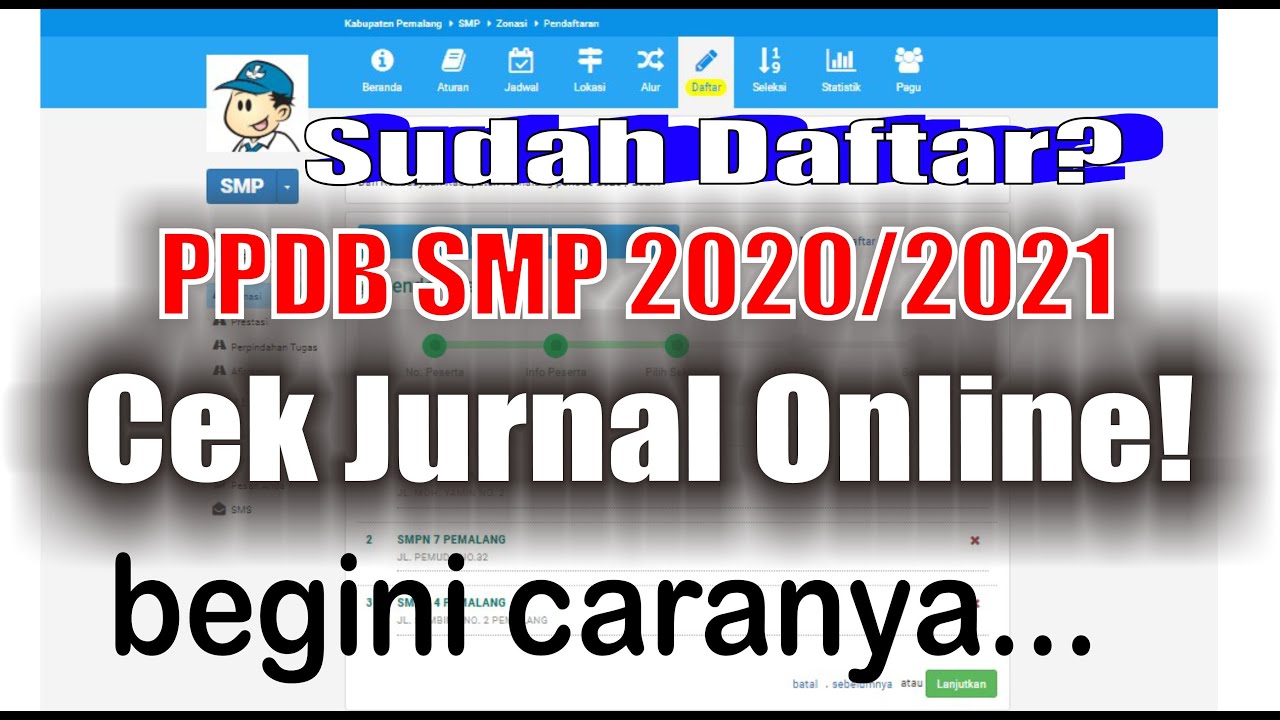 #10 Cara Cek Jurnal Online - Melihat dan Memantau Jurnal PPDB Online TP