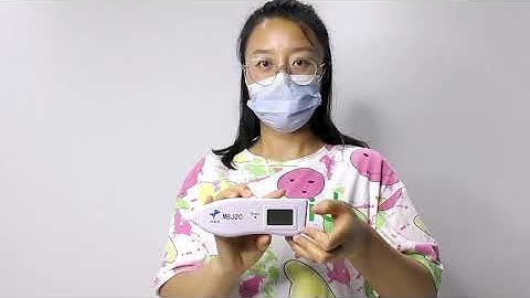 How To Use J20 Transcutaneous Jaundice Detector Jaundice Meter Handheld Bilirubinometer
