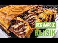 Resepi Lengkap Kek Marble Klasik Sedap | Mudah | Sukatan Cawan #kekmarble