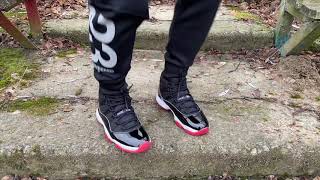Air Jordan XI 11 Retro Playoff Bred | 378037-061 l On Feet l Unpacking | на ноге