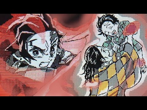 【鬼滅の刃】うごメモで描いてみた ヒノカミ 後編 【Demon Slayer  Kimetsu no Yaiba】I drew with Flipnote Studio Part 2