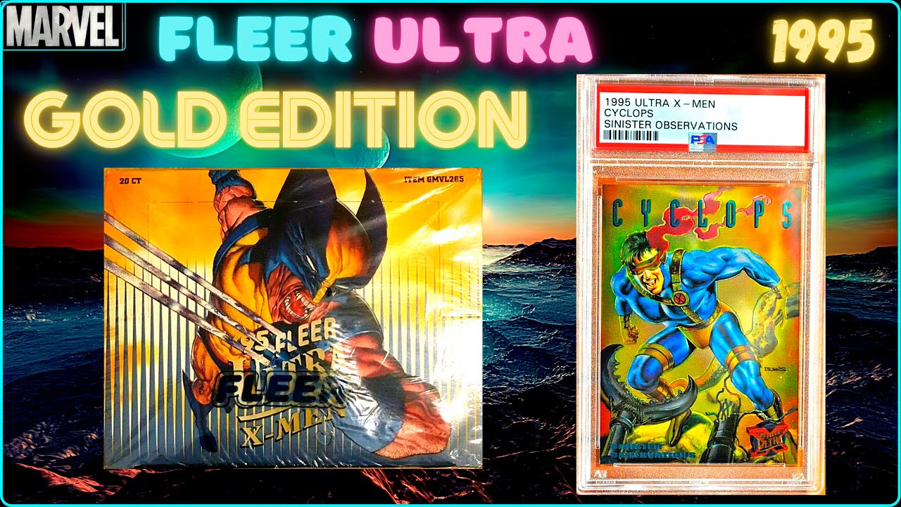 1995 Marvel X-Men Fleer Ultra Unboxing! 🟡 Gold Insert
