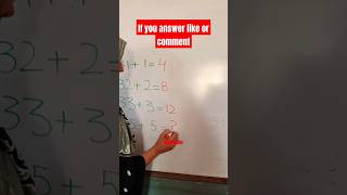 IQ test|Math Puzzle Game|Tricky Question#shortfeed #iqtest #learnmathematics #shorts