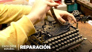 Cómo se restaura profesionalmente una máquina de escribir oxidada de los años 30 | Reparación