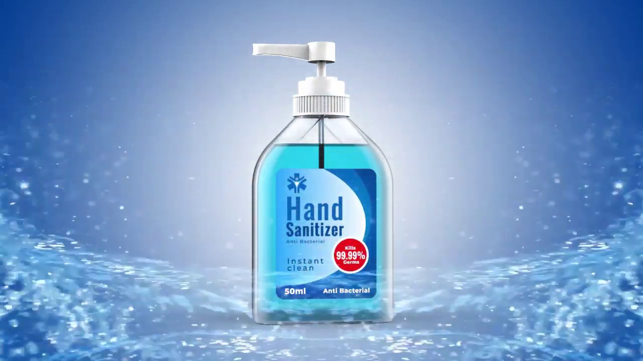 Hand Sanitizer Commercial 3D Animation YouTube