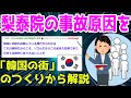 梨泰院の大量タヒ事故の原因は「韓国の街」のつくりが日本の街と違うからだぞ、解説していく