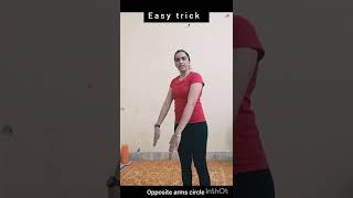 Easy opposite arms circle, Tips and tricks for exercises.