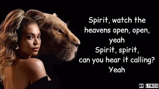 Beyoncé - Spirit (Lyrics) [The Lion King]